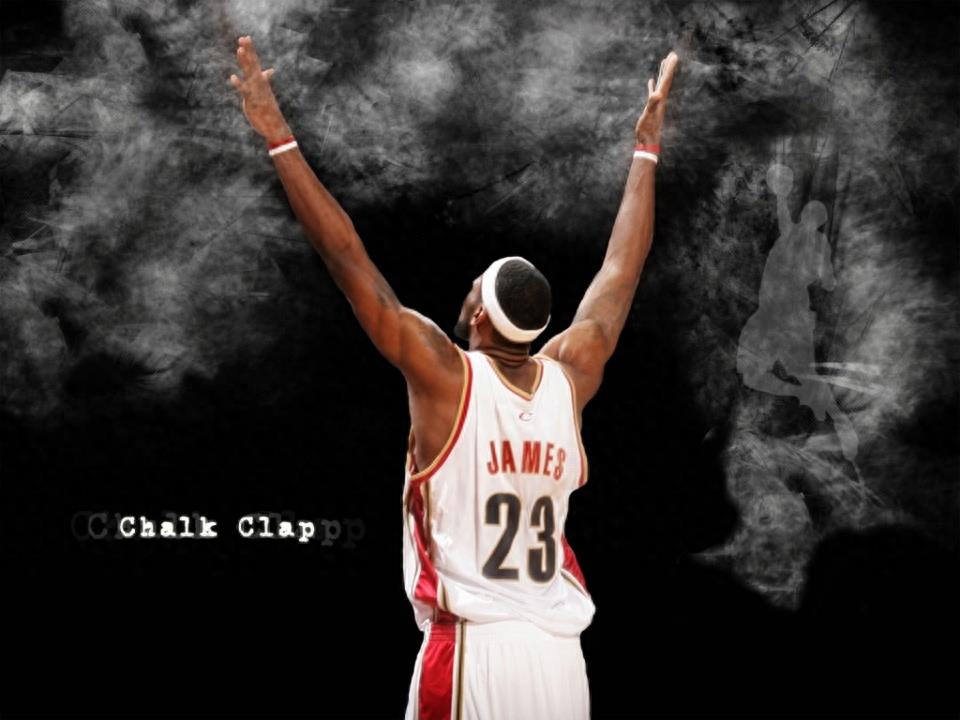 NBA伟大球员勒布朗詹姆斯暴力扣篮图！最佳壁纸图